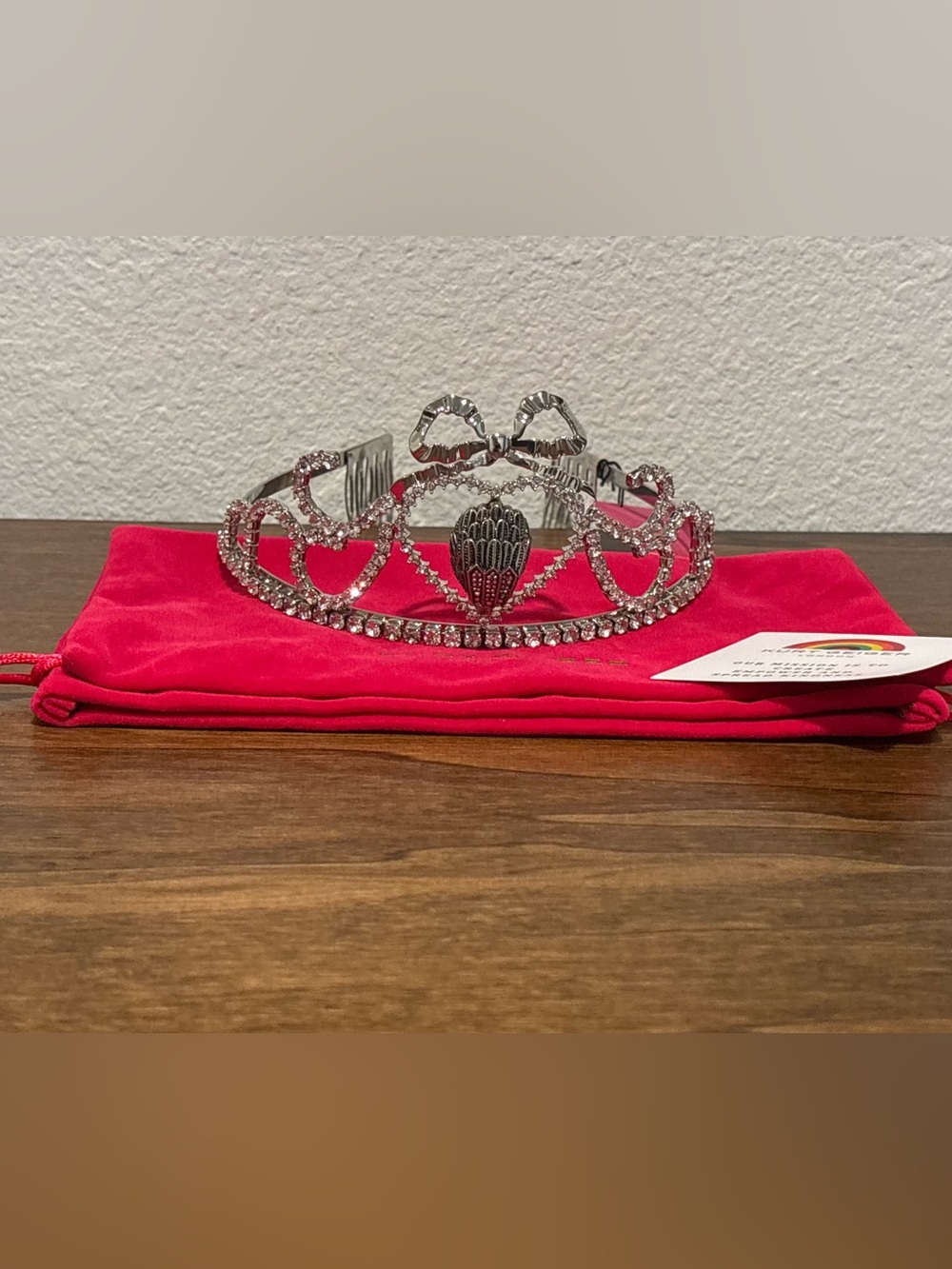 Kurt Geiger Silver Tone Tiara - Picture 9 of 12